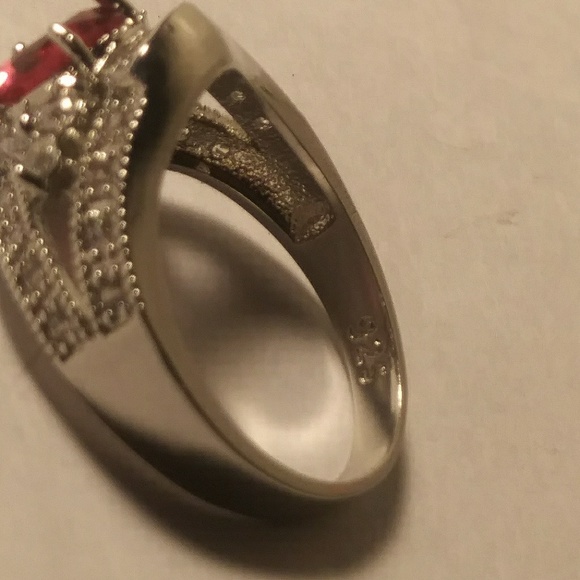 925 Ruby Ring - Picture 3 of 3